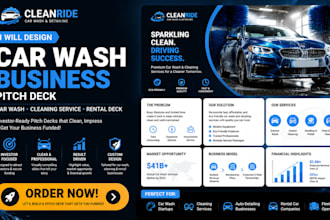 design car wash business pitch deck cleaning service pitch deck rental deck