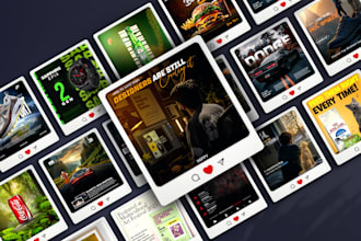 design stunning social media posters