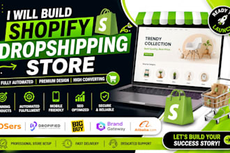 build shopify dropshipping store via dropified bigbuy brandgateway alibaba dsers