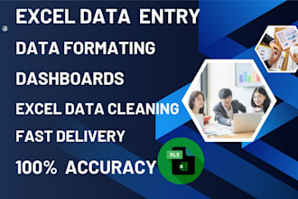 do excel data cleaning, formatting, and reporting
