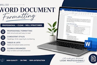 format microsoft word documents professionally