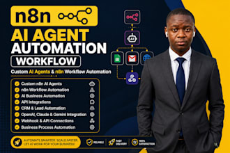 do n8n ai agent automation workflow, custom ai agents n8n