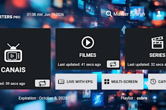 rebrand iptv smarters pro, vuplayer, xciptv, tivimate with control panel