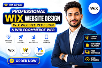 professional wix website design, wix website redesign and wix ecommerce web