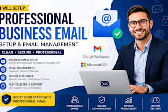 setup professional business email and email management