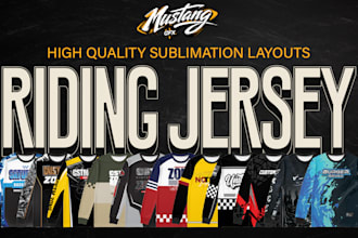 design custom riding jersey, motocross, mtb, and cycling apparel