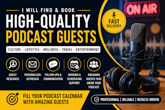 find expert culture, lifestyle and entertainment guests for podcasts