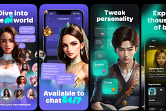 develop ai companion game app, ai character game, ai dating chatbot game app