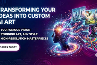 transform your ideas into custom ai art
