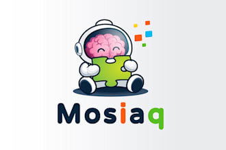 design puzzle swapping app mosiaq logo