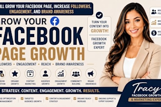 grow your facebook page increase followers engagement brand awareness