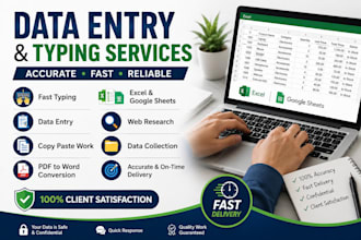 do data entry and typing services