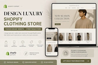 design shopify dropshipping store, redesign shopify website, ecommerce website