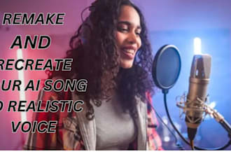 remake or recreate ai generated song to professional human music, studio quality