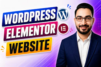 build wordpress website with elementor pro
