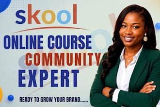 skool community setup skool course creation skool credit repair skool community