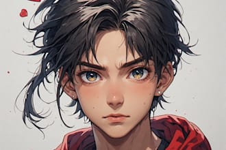 create custom anime art portrait with versatile styles