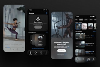 develop a custom fitness app, gym app, or workout app for ios and android