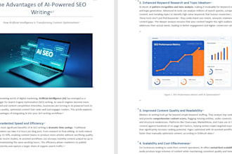 ai SEO article writing