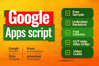 do expert google apps script automation