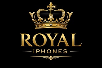 design luxury crown logo