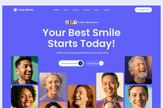 design a high converting dental website for your dentist clinic