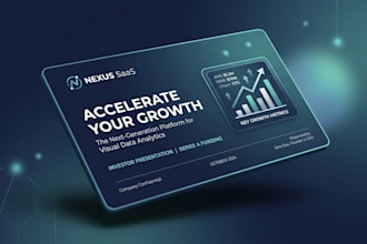 design an investor ready saas pitch deck for fundraising