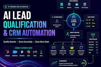 automate ai lead qualification and CRM workflows for companies and b2b saas