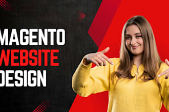 design and develop magento website