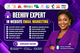 setup beehiiv newsletter template beehiiv landing page  beehiiv account  manager