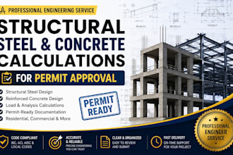 design structural calculation for permit approval and code compliance