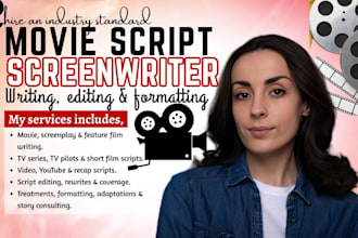 write movie script screenwriting video script screenplay tv series script editor