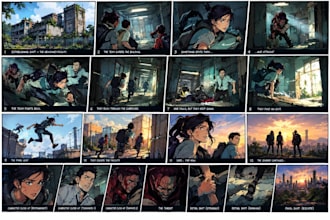 create animatics, short animation and youtube storyboard