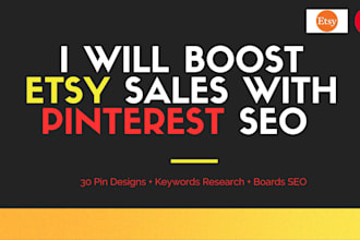 do printerst SEO for  etsy products to get traffic