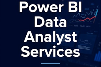 create professional power bi dashboards, reports, and data visualizations