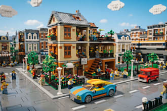 do custom 3d lego models, lego trucks, characters and PDF building instructions
