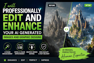 professionally edit and enhance your ai images
