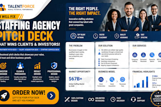 fix staffing agency pitch deck recruitment pitch deck talent acquisition deck