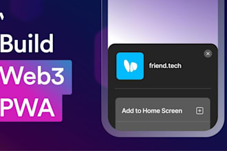 convert your website into  app or progressive web app pwa