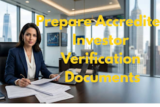 prepare accredited investor verification documents