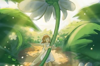 draw fantasy character illustrations