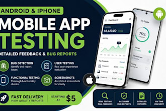 mobile app testing android iphone user testing bug reporting