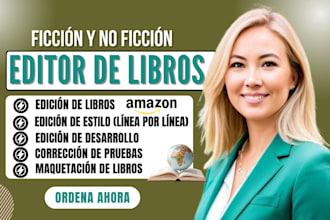 corregire, editare y formateare ficcion romantica no ficcion, memorias y novela