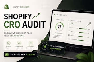 do a conversion rate optimization cro audit, shopify cro, shopify cro audit