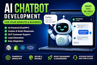 build ai chatbot for your website or business