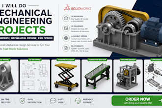 do cad, mechanical, software, electrical, civil, aerospace engineering projects