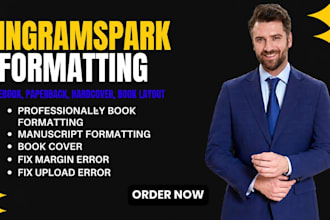 format your book for ingramspark and fix upload errors