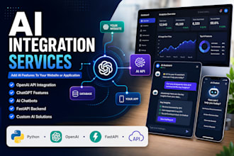 integrate ai features into your website or application