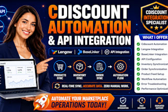 cdiscount automation lengow baselinker api integration inventory and order sync