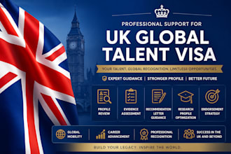 provide UK global talent visa application guidance
